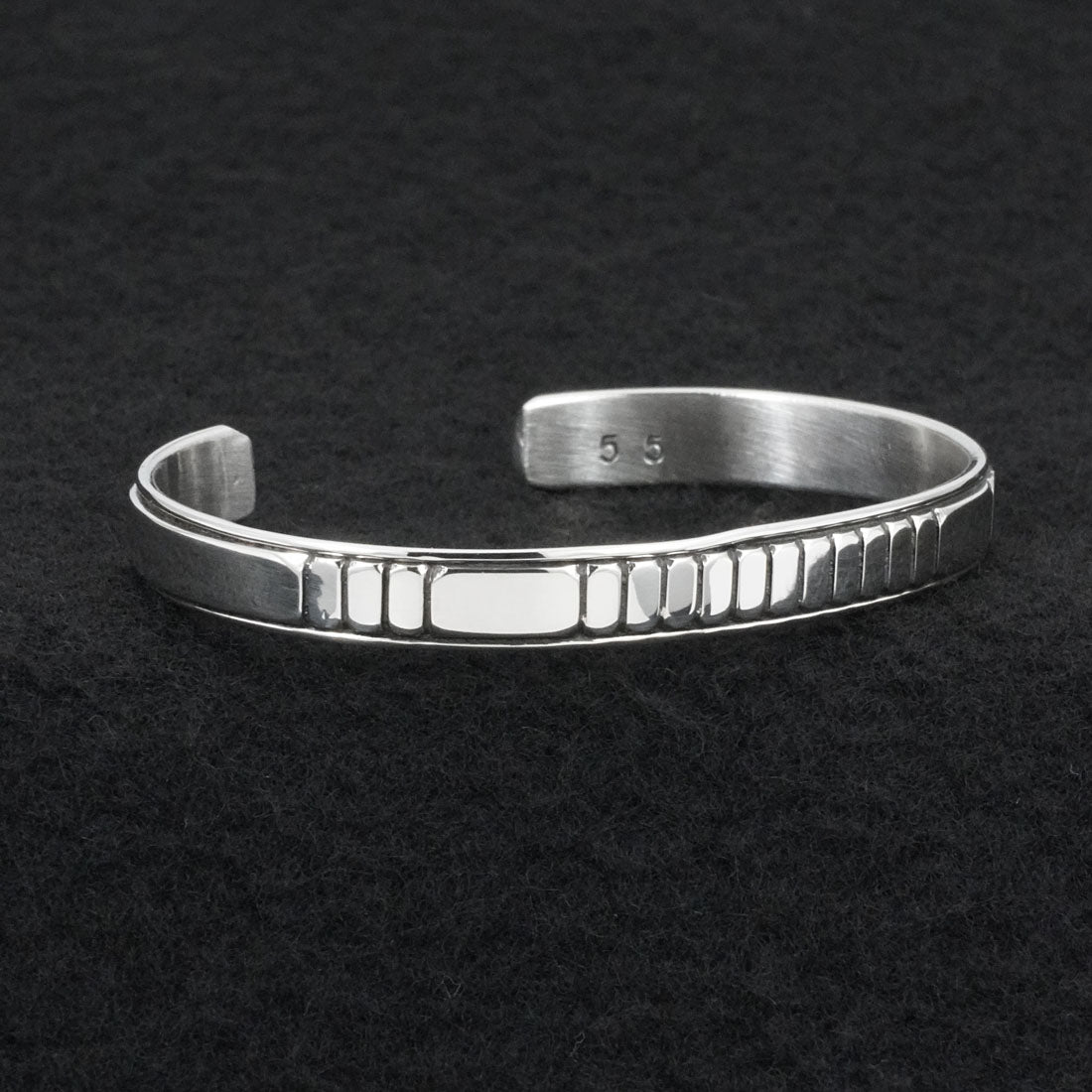 Jonathan Nez Sterling Silver Bracelet
