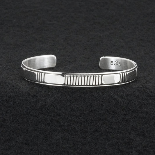 Jonathan Nez Sterling Silver Bracelet
