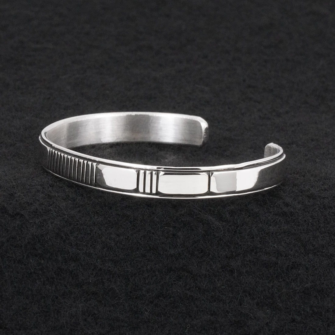 Jonathan Nez Sterling Silver Bracelet