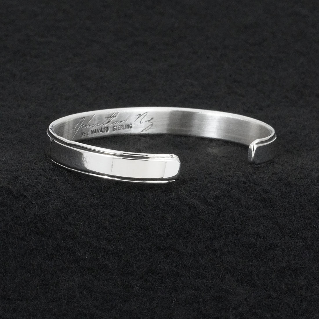 Jonathan Nez Sterling Silver Bracelet
