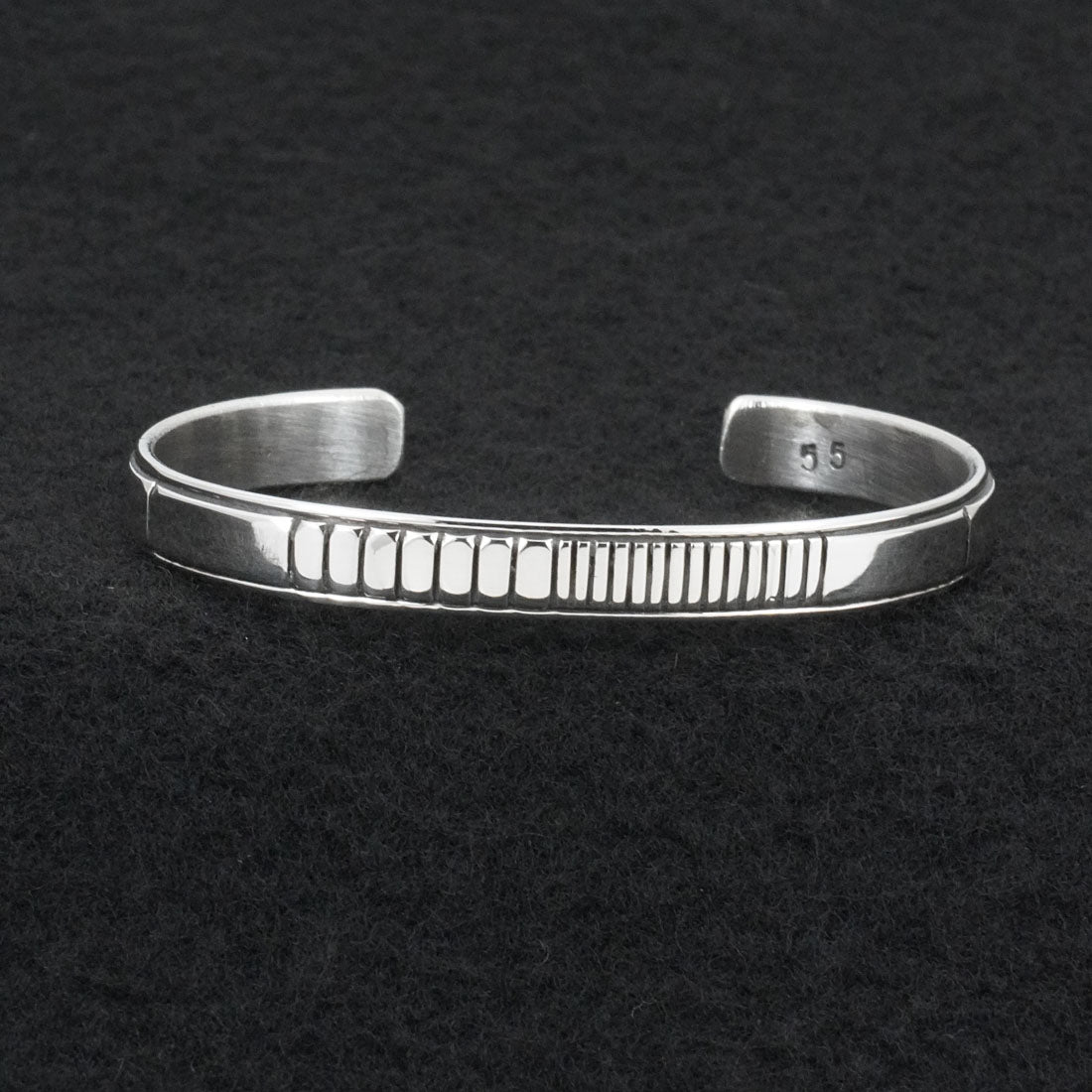 Jonathan Nez Sterling Silver Bracelet