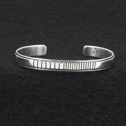 Jonathan Nez Sterling Silver Bracelet
