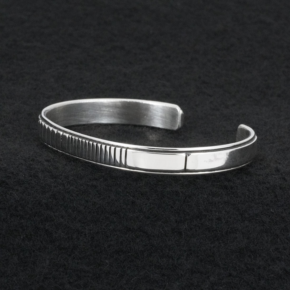 Jonathan Nez Sterling Silver Bracelet