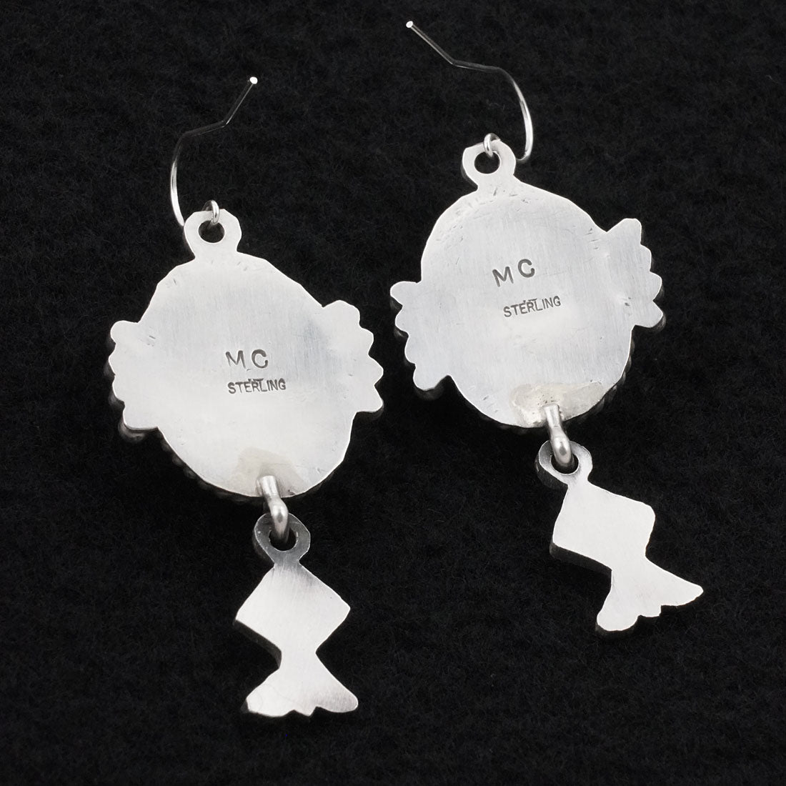 Michael Calladitto Turquoise & Sterling Silver Earrings