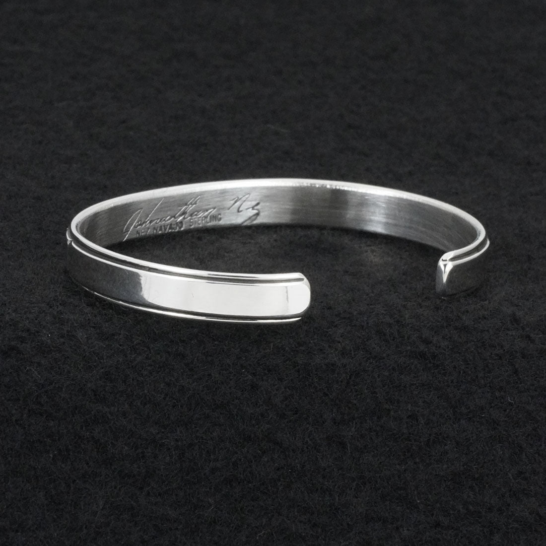 Jonathan Nez Sterling Silver Bracelet