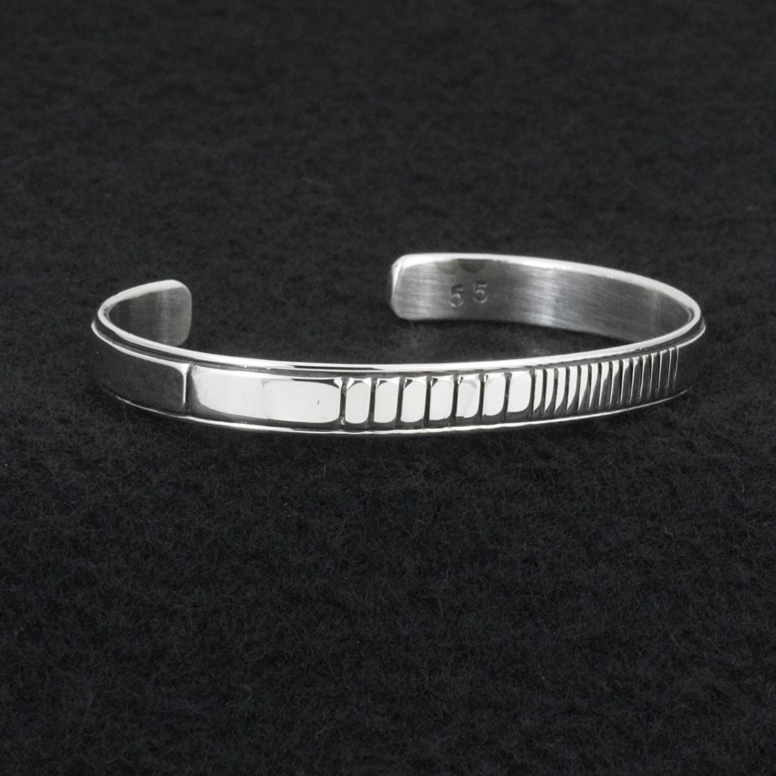 Jonathan Nez Sterling Silver Bracelet