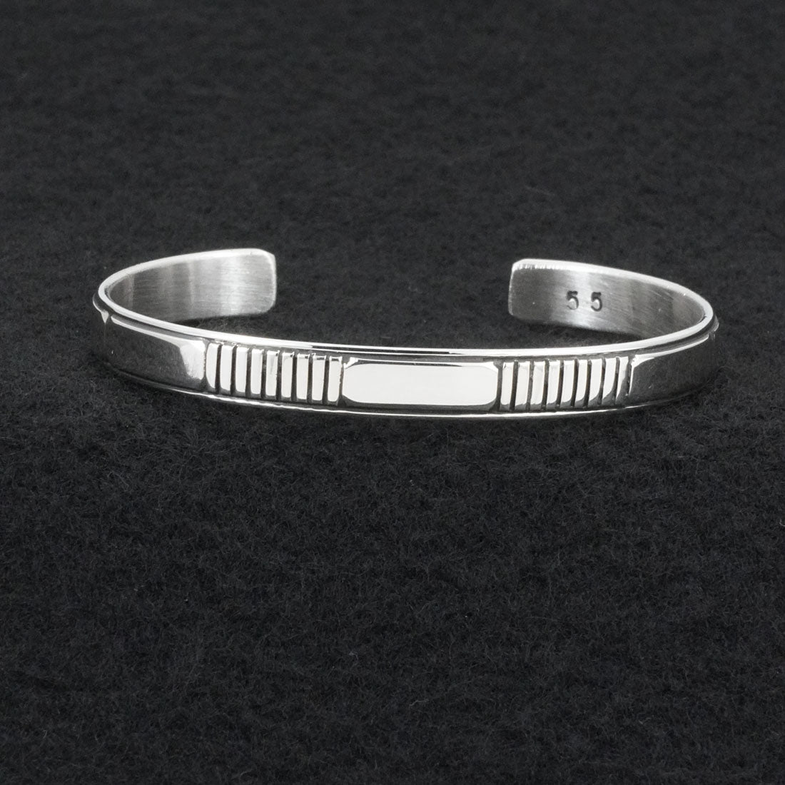 Jonathan Nez Sterling Silver Bracelet