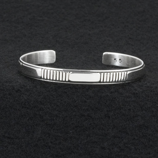 Jonathan Nez Sterling Silver Bracelet