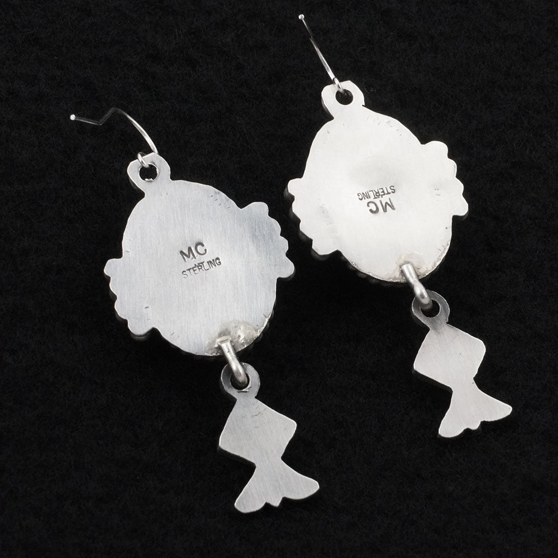 Michael Calladitto Turquoise & Sterling Silver Earrings