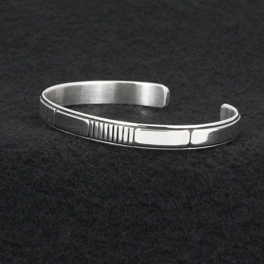 Jonathan Nez Sterling Silver Bracelet