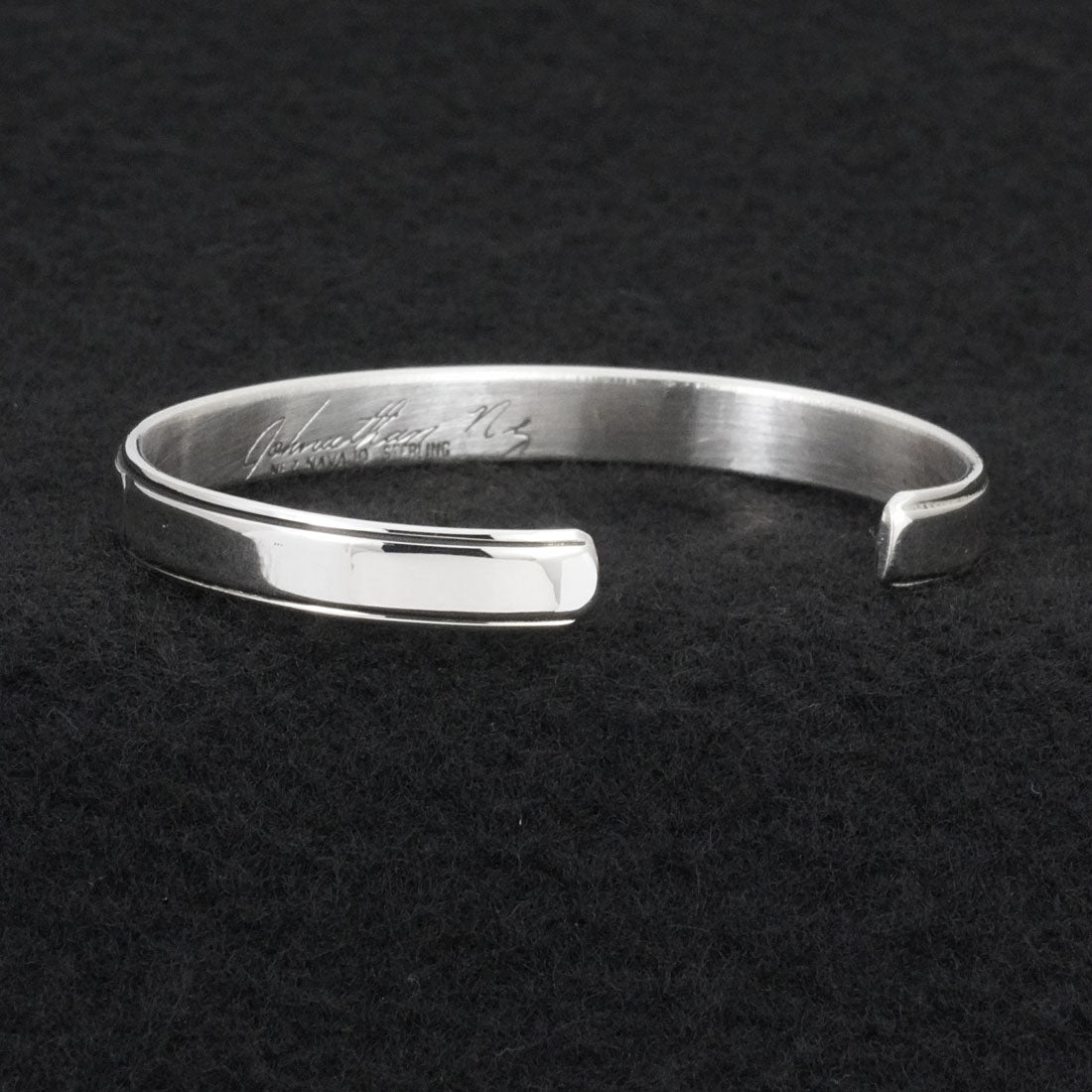 Jonathan Nez Sterling Silver Bracelet