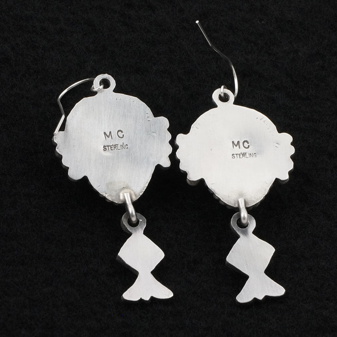 Michael Calladitto Turquoise & Sterling Silver Earrings