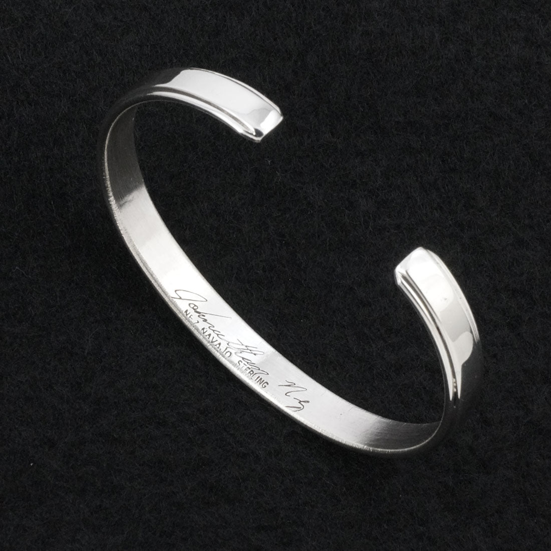 Jonathan Nez Sterling Silver Bracelet