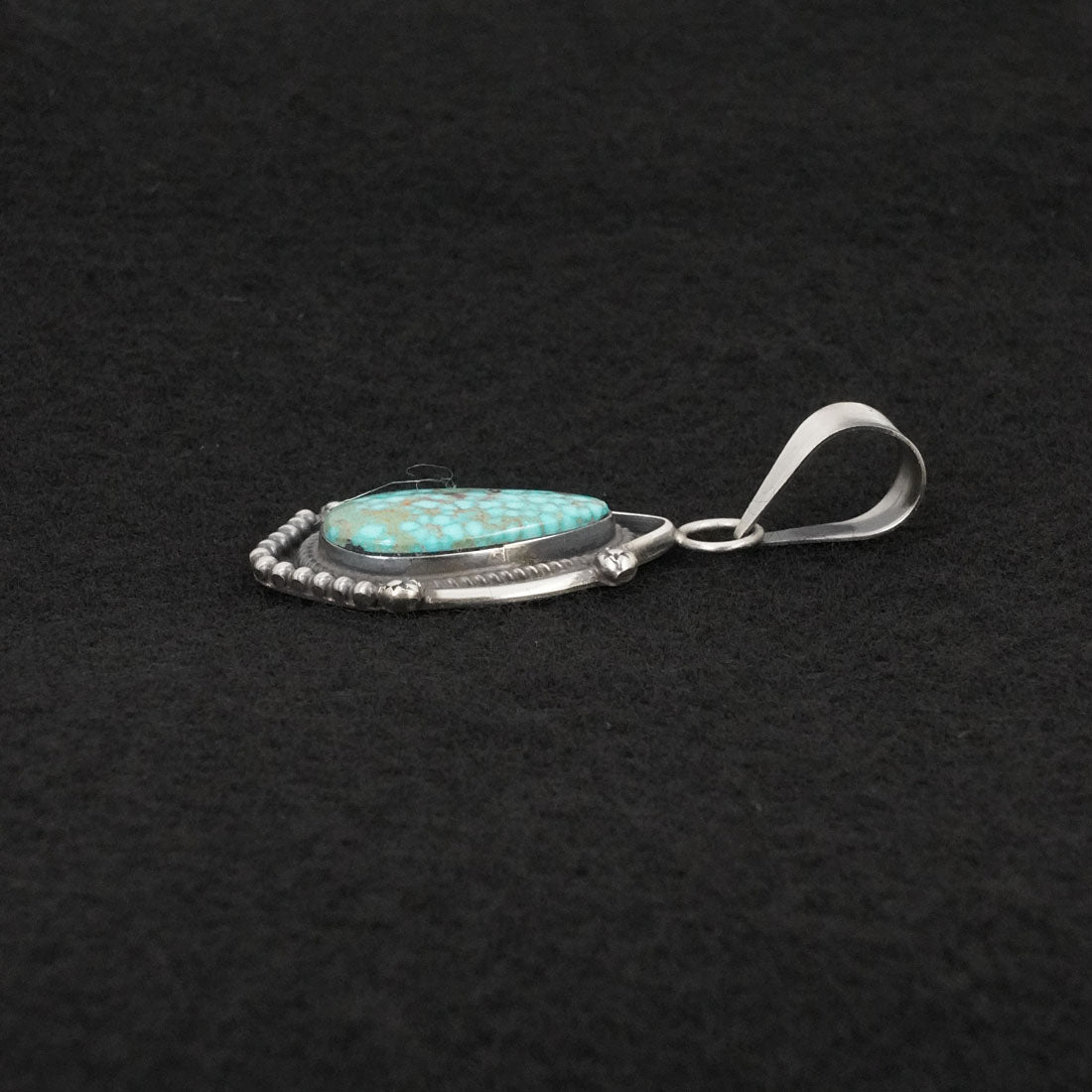 Leslie Nez Turquoise & Sterling Silver Pendant