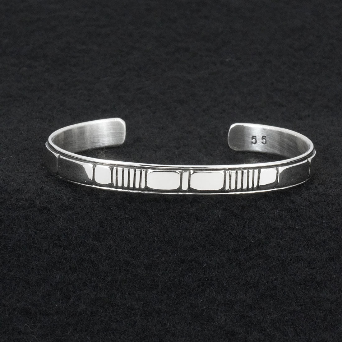 Jonathan Nez Sterling Silver Bracelet