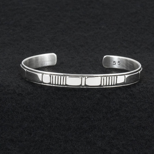 Jonathan Nez Sterling Silver Bracelet