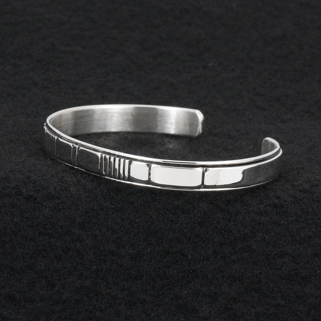 Jonathan Nez Sterling Silver Bracelet