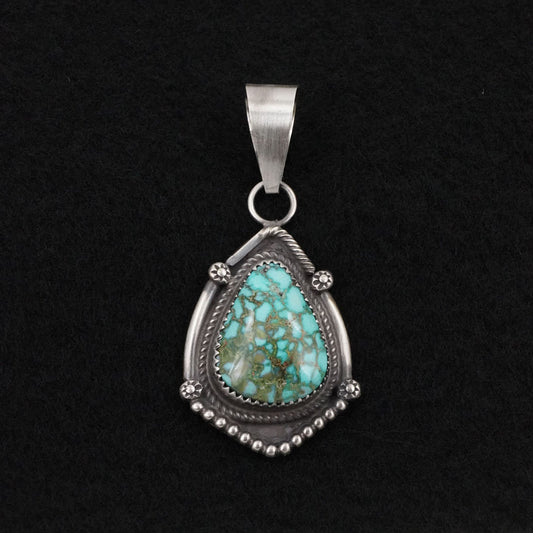 Leslie Nez Turquoise & Sterling Silver Pendant