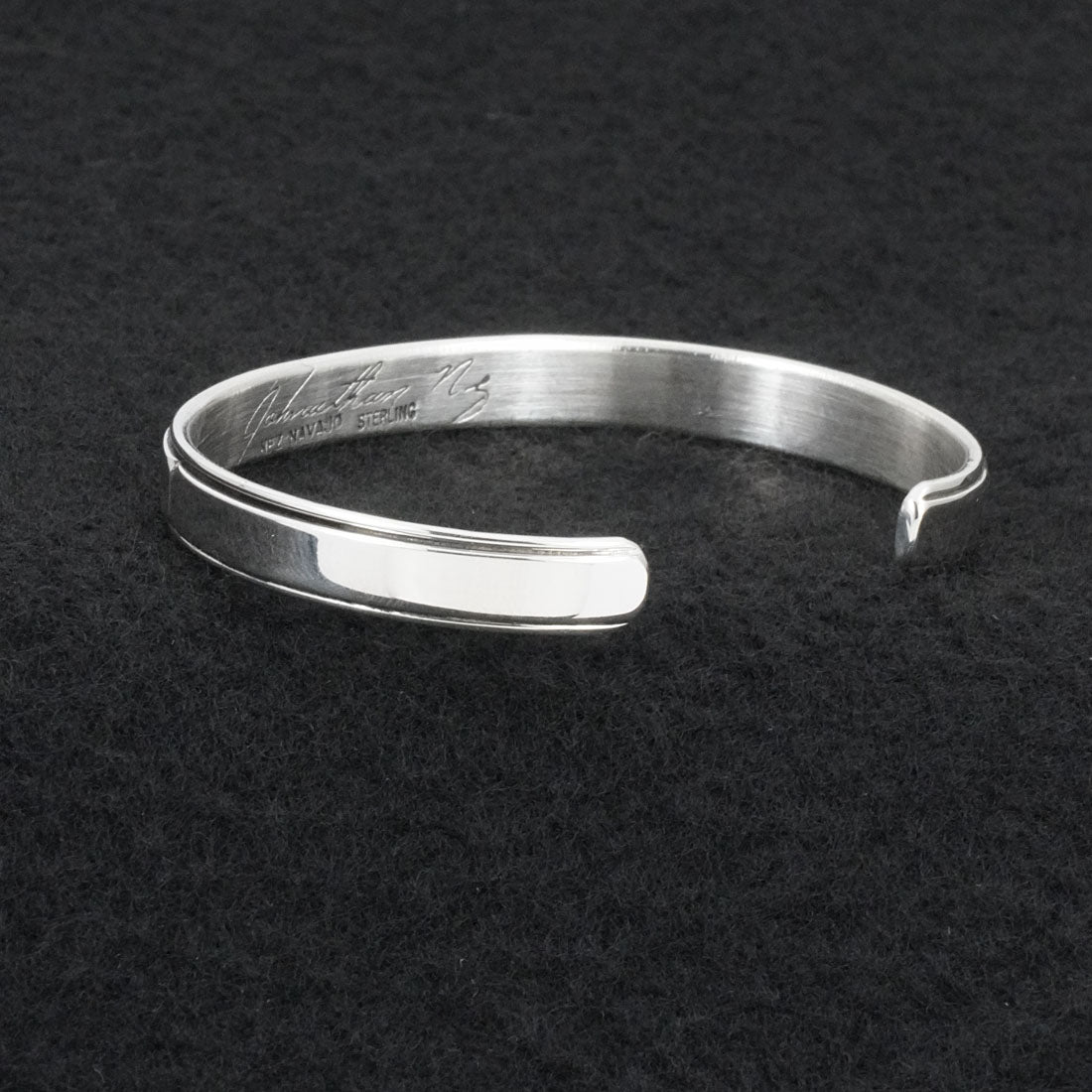 Jonathan Nez Sterling Silver Bracelet
