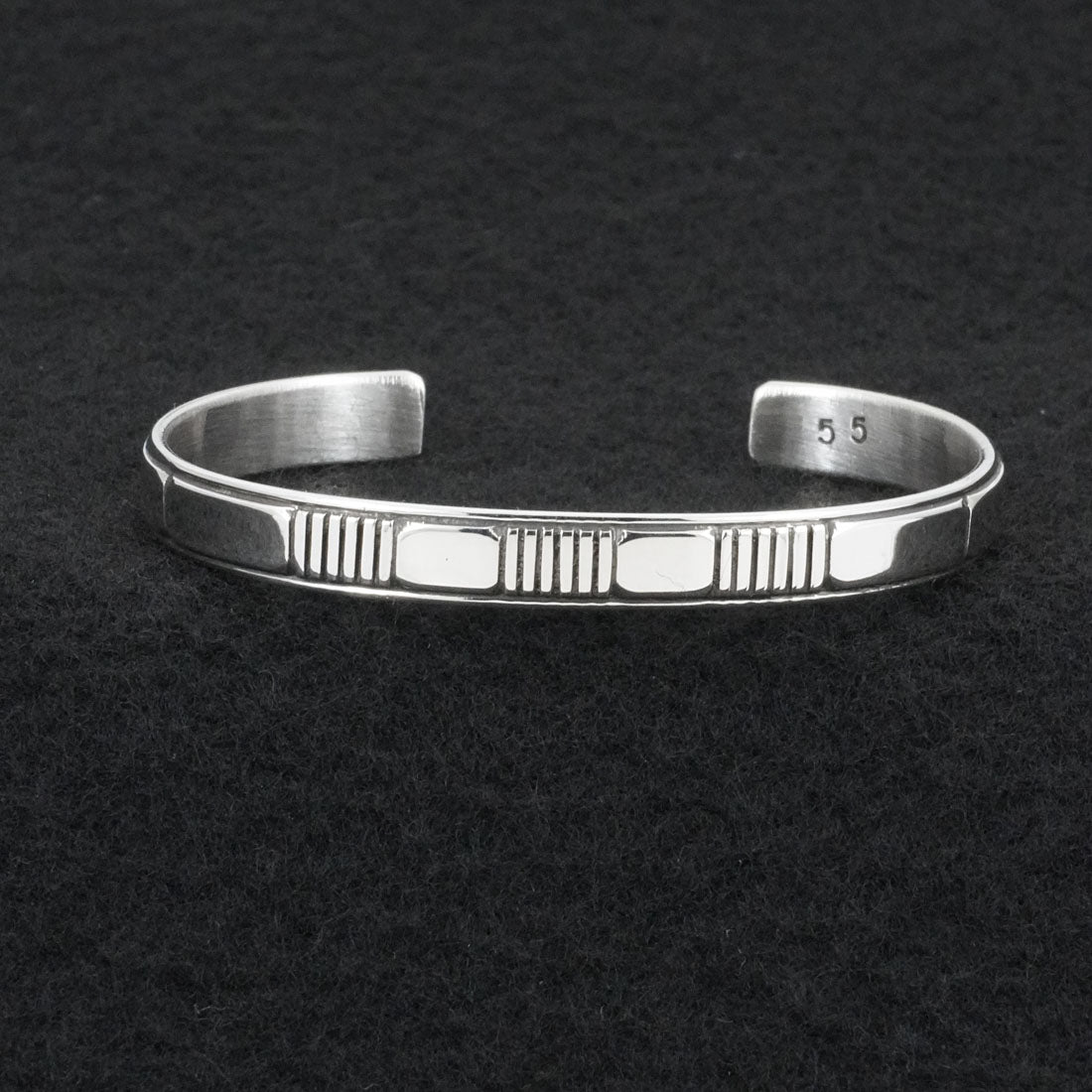 Jonathan Nez Sterling Silver Bracelet