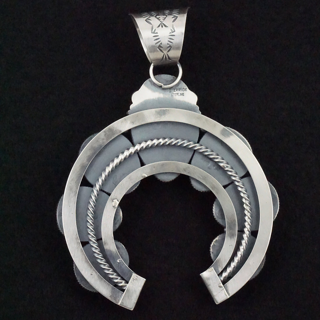 Derrick Gordon White Buffalo & Sterling Silver Pendant