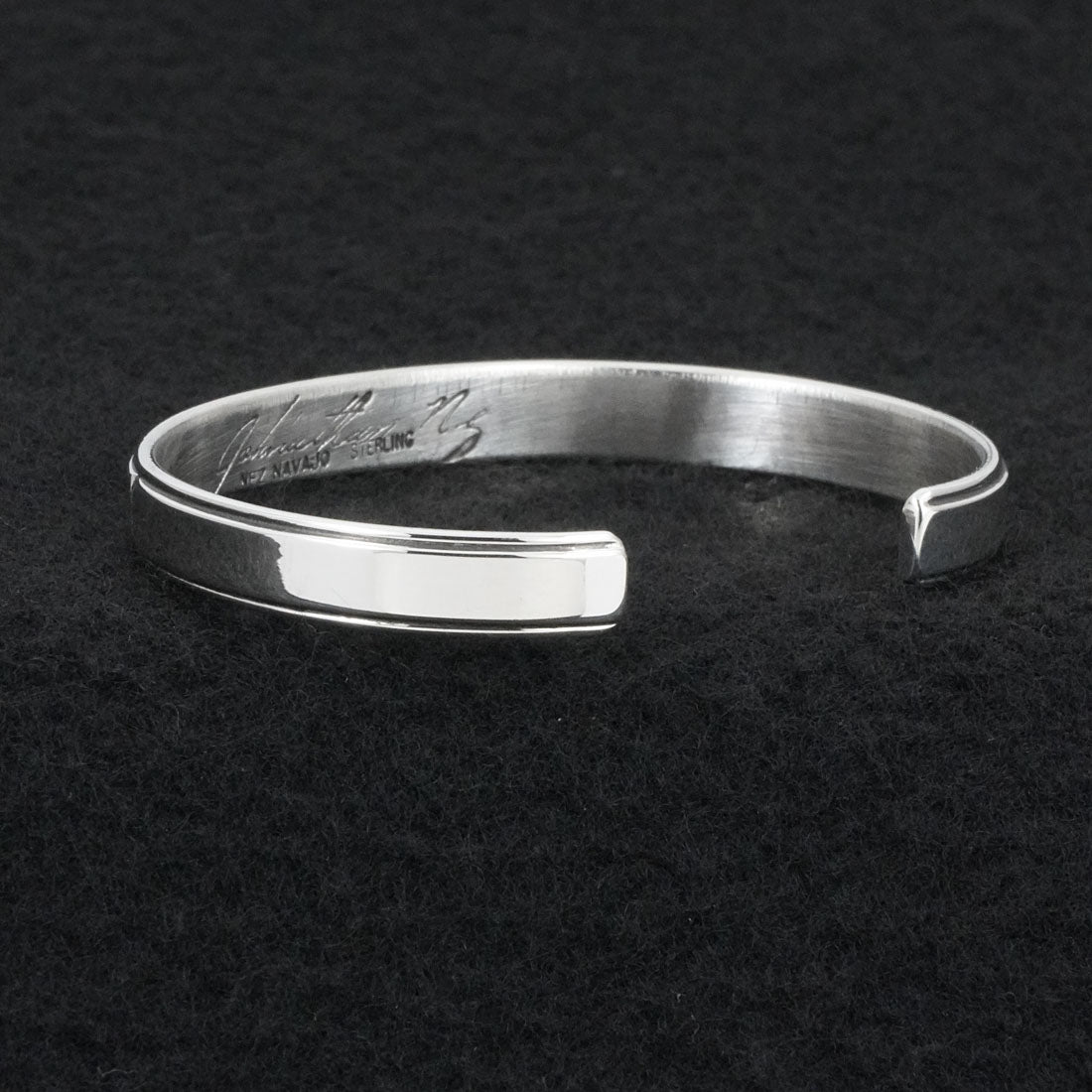 Jonathan Nez Sterling Silver Bracelet
