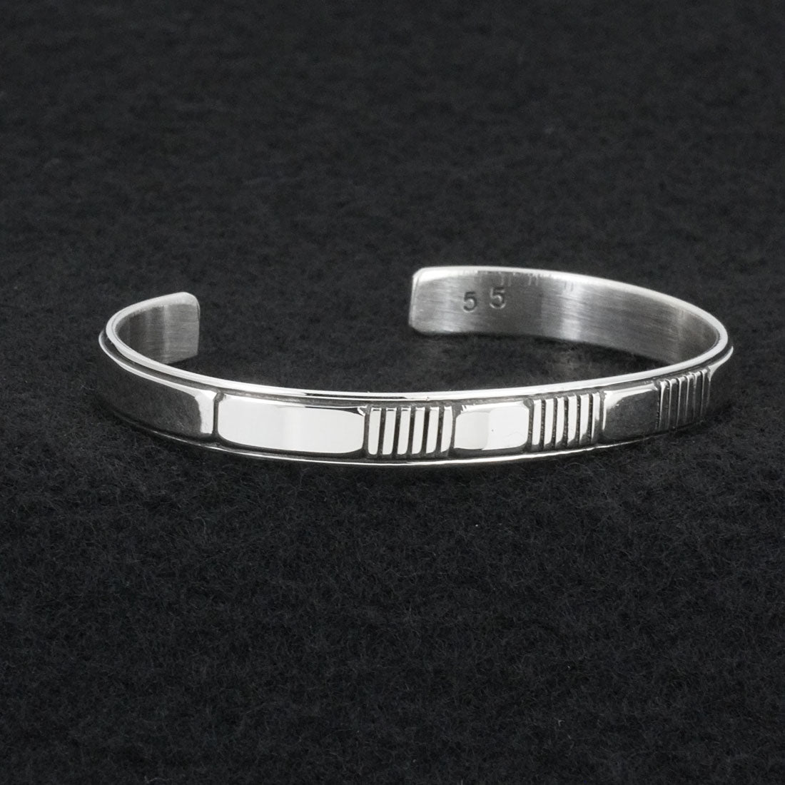 Jonathan Nez Sterling Silver Bracelet