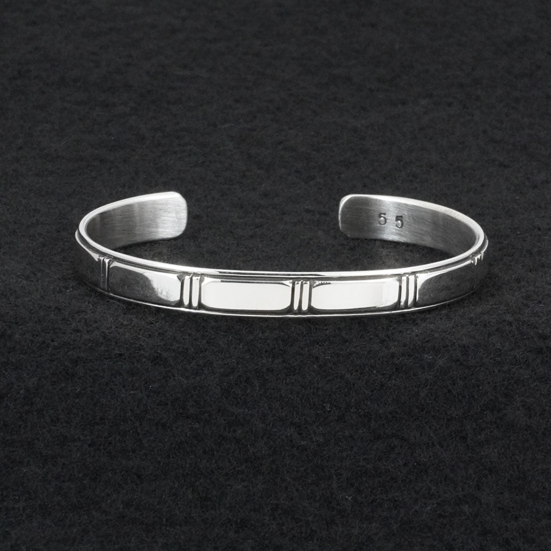 Jonathan Nez Sterling Silver Bracelet