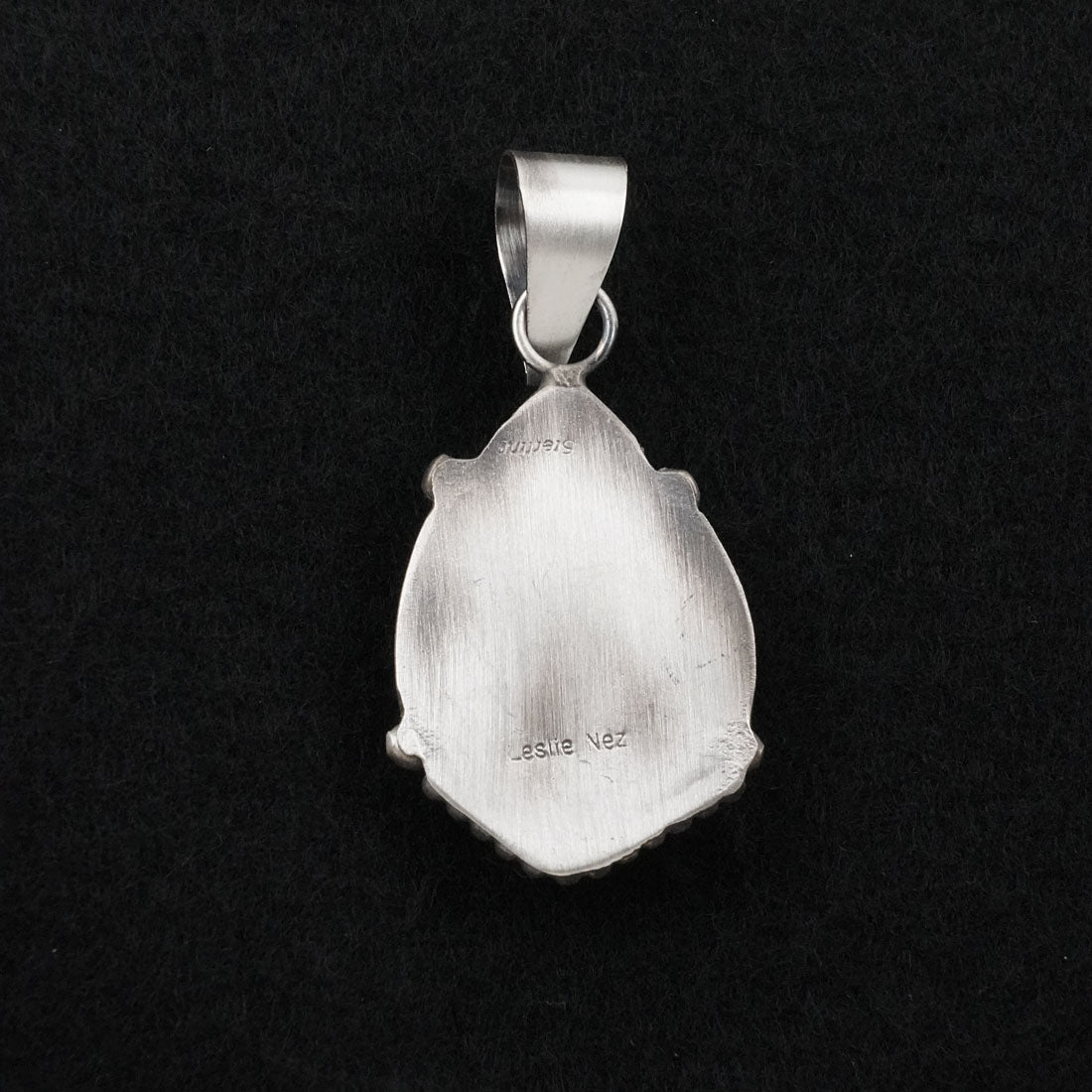 Leslie Nez Turquoise & Sterling Silver Pendant