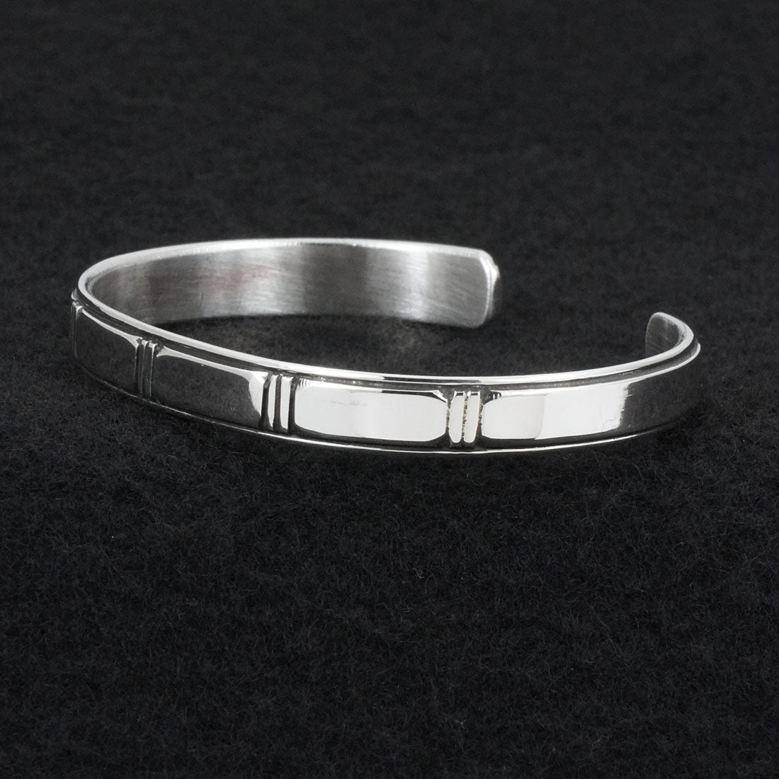 Jonathan Nez Sterling Silver Bracelet