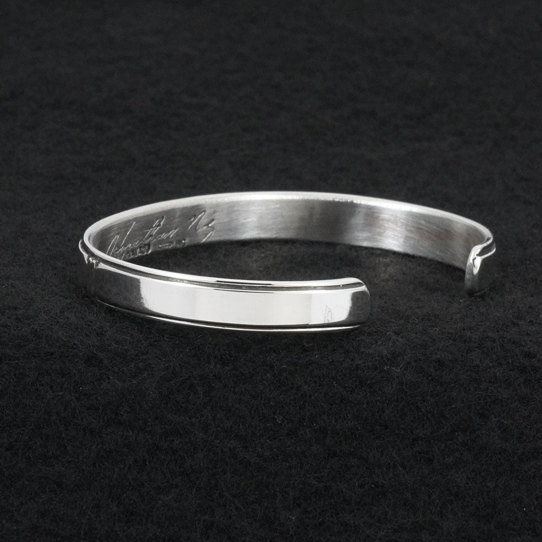 Jonathan Nez Sterling Silver Bracelet