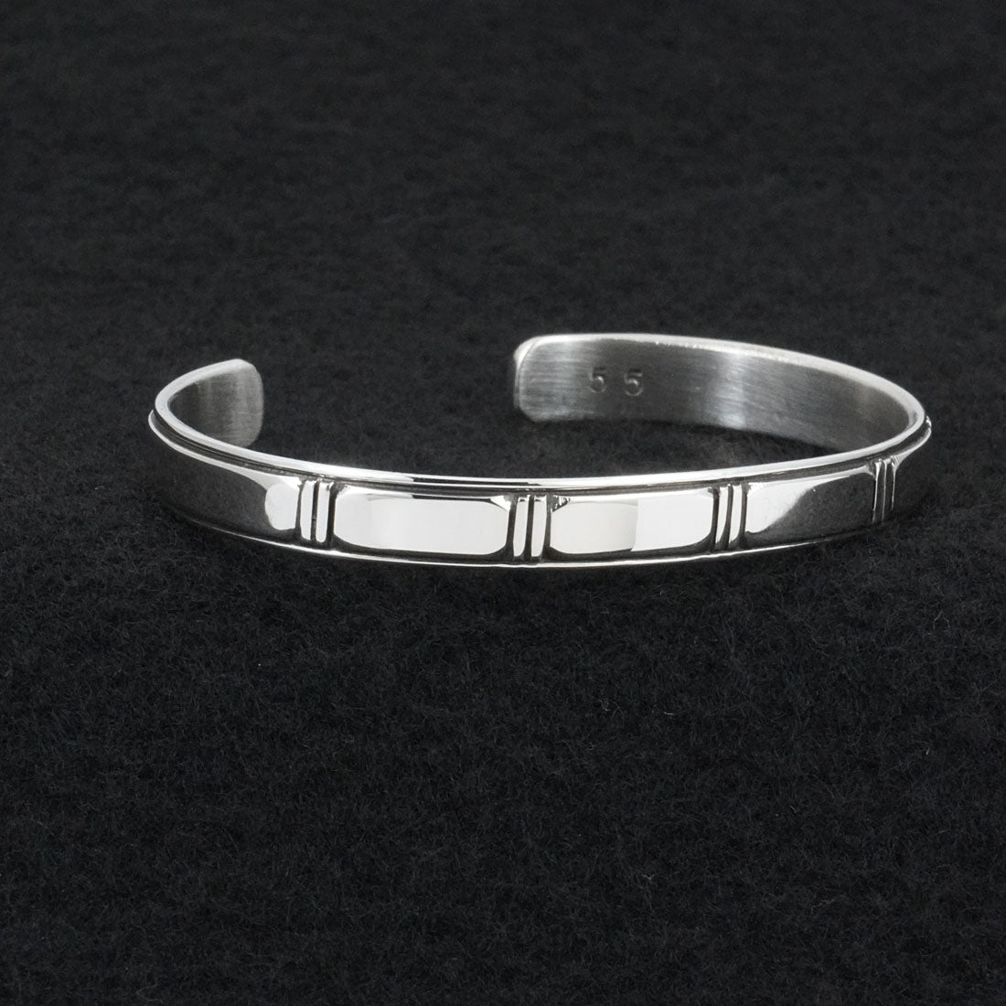Jonathan Nez Sterling Silver Bracelet