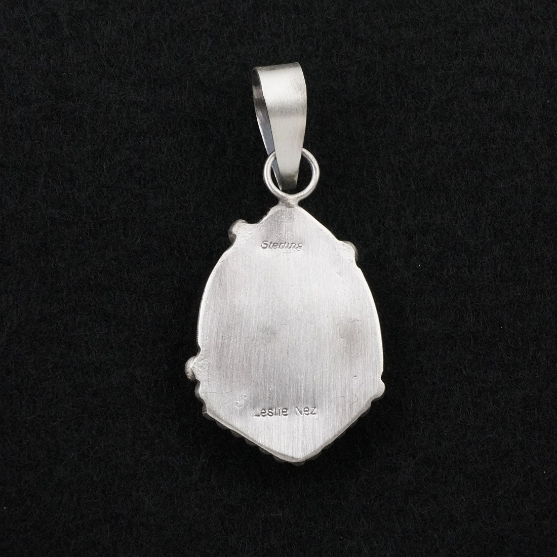 Leslie Nez Turquoise & Sterling Silver Pendant