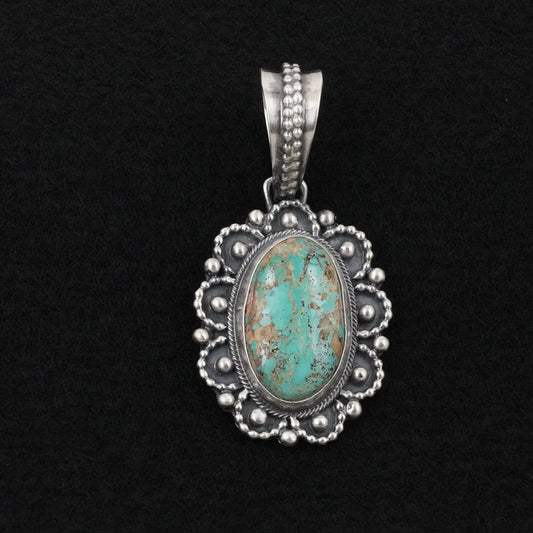 Darrin Livingston Turquoise & Sterling Silver Pendant