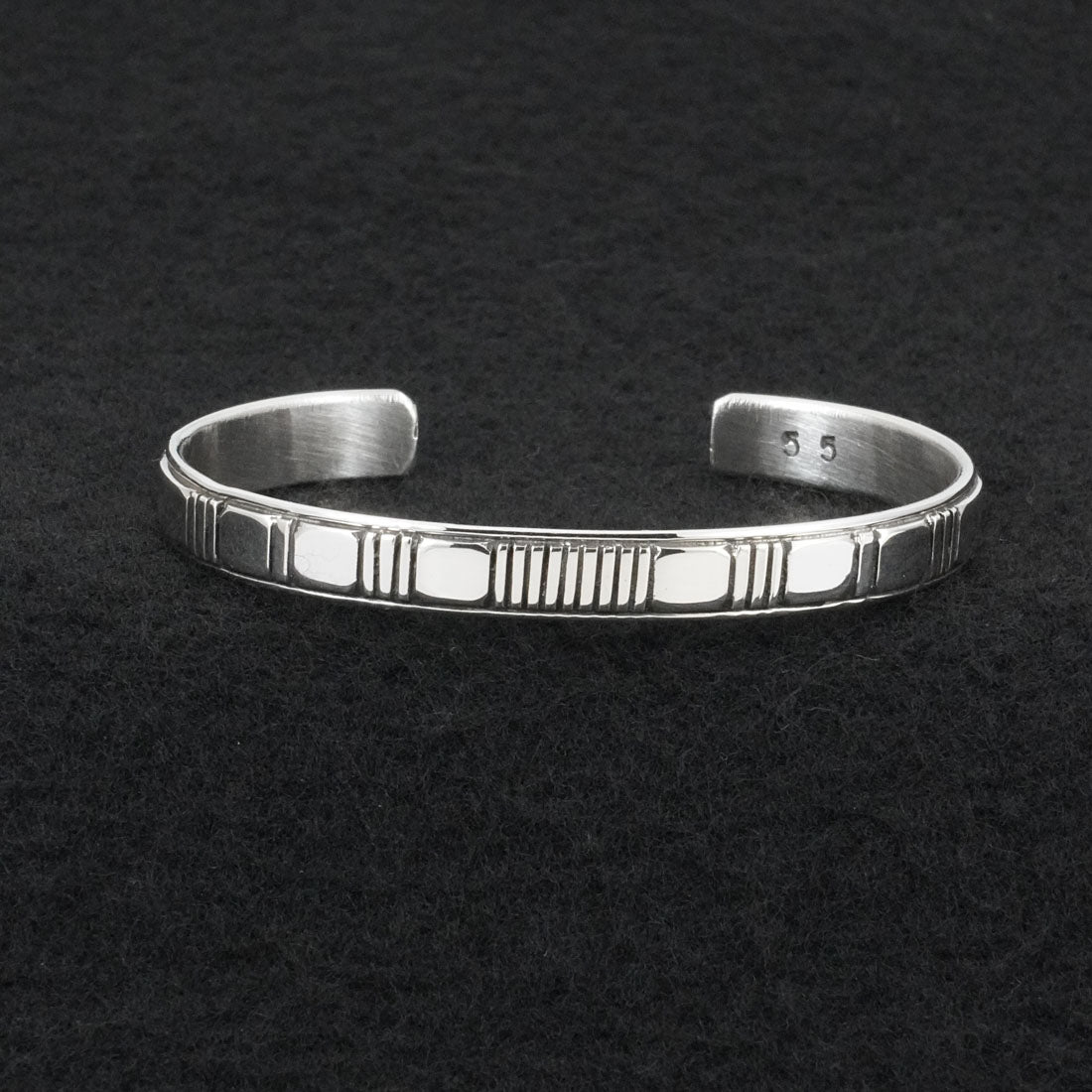 Jonathan Nez Sterling Silver Bracelet
