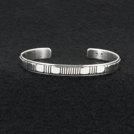 Jonathan Nez Sterling Silver Bracelet
