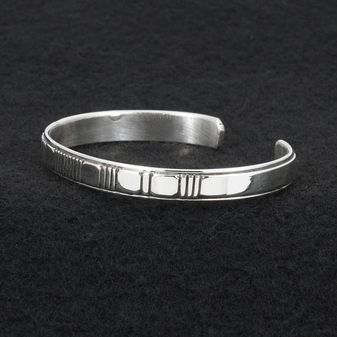 Jonathan Nez Sterling Silver Bracelet