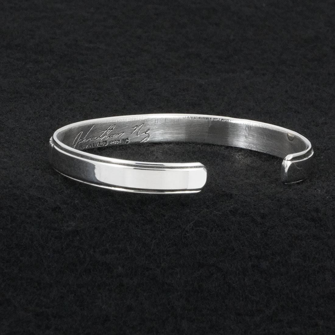 Jonathan Nez Sterling Silver Bracelet
