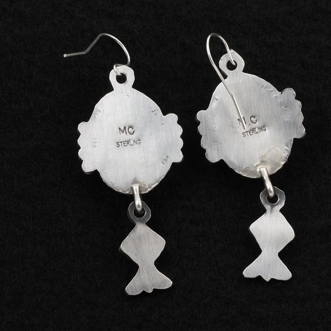 Michael Calladitto Turquoise & Sterling Silver Earrings