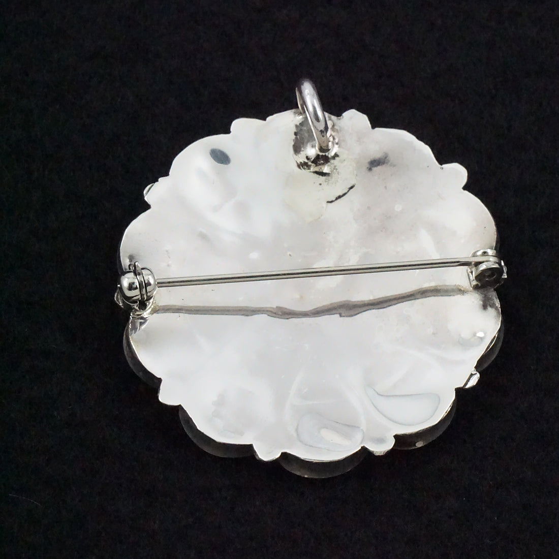 Delvin Gasper Multi-Stone & Sterling Silver Pin/Pendant