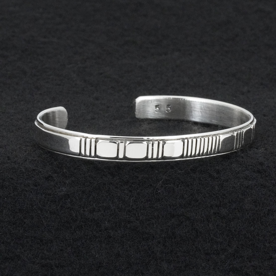 Jonathan Nez Sterling Silver Bracelet