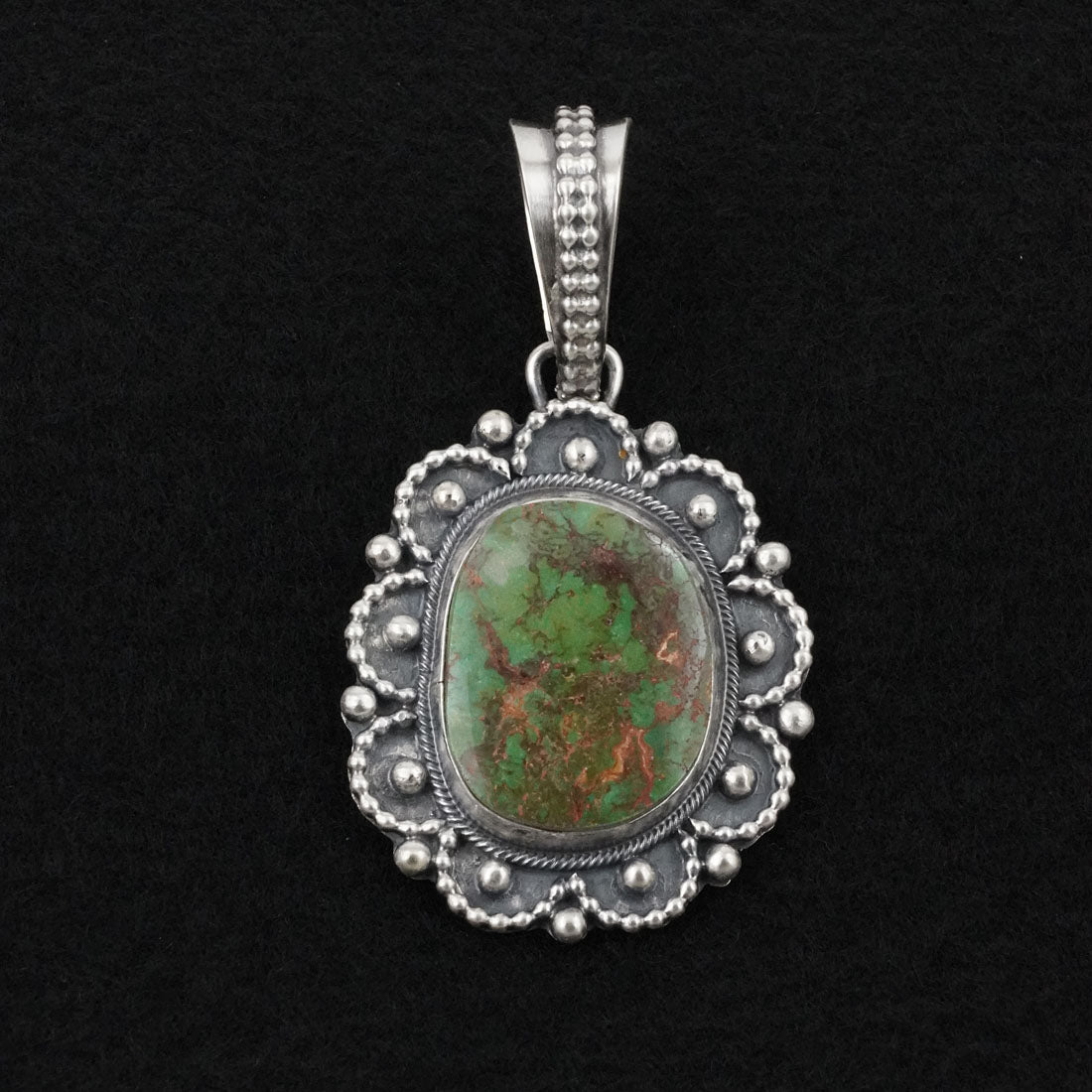 Darrin Livingston Turquoise & Sterling Silver Pendant