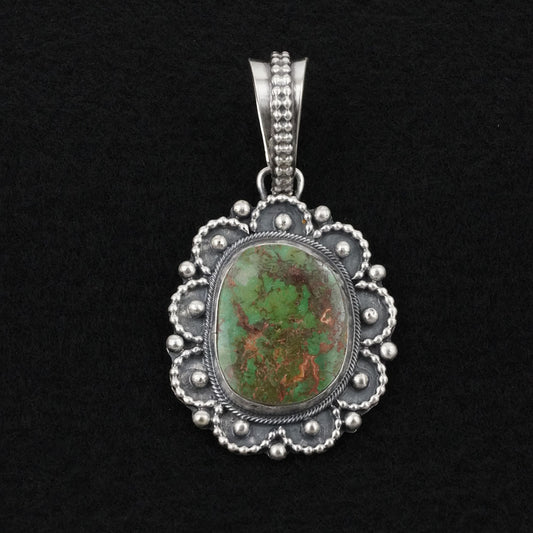 Darrin Livingston Turquoise & Sterling Silver Pendant