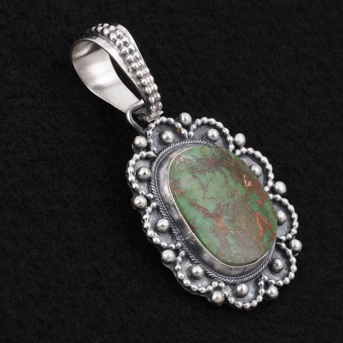 Darrin Livingston Turquoise & Sterling Silver Pendant