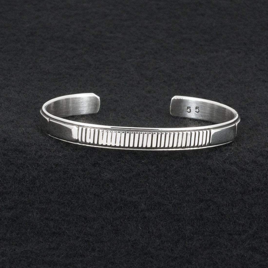 Jonathan Nez Sterling Silver Bracelet