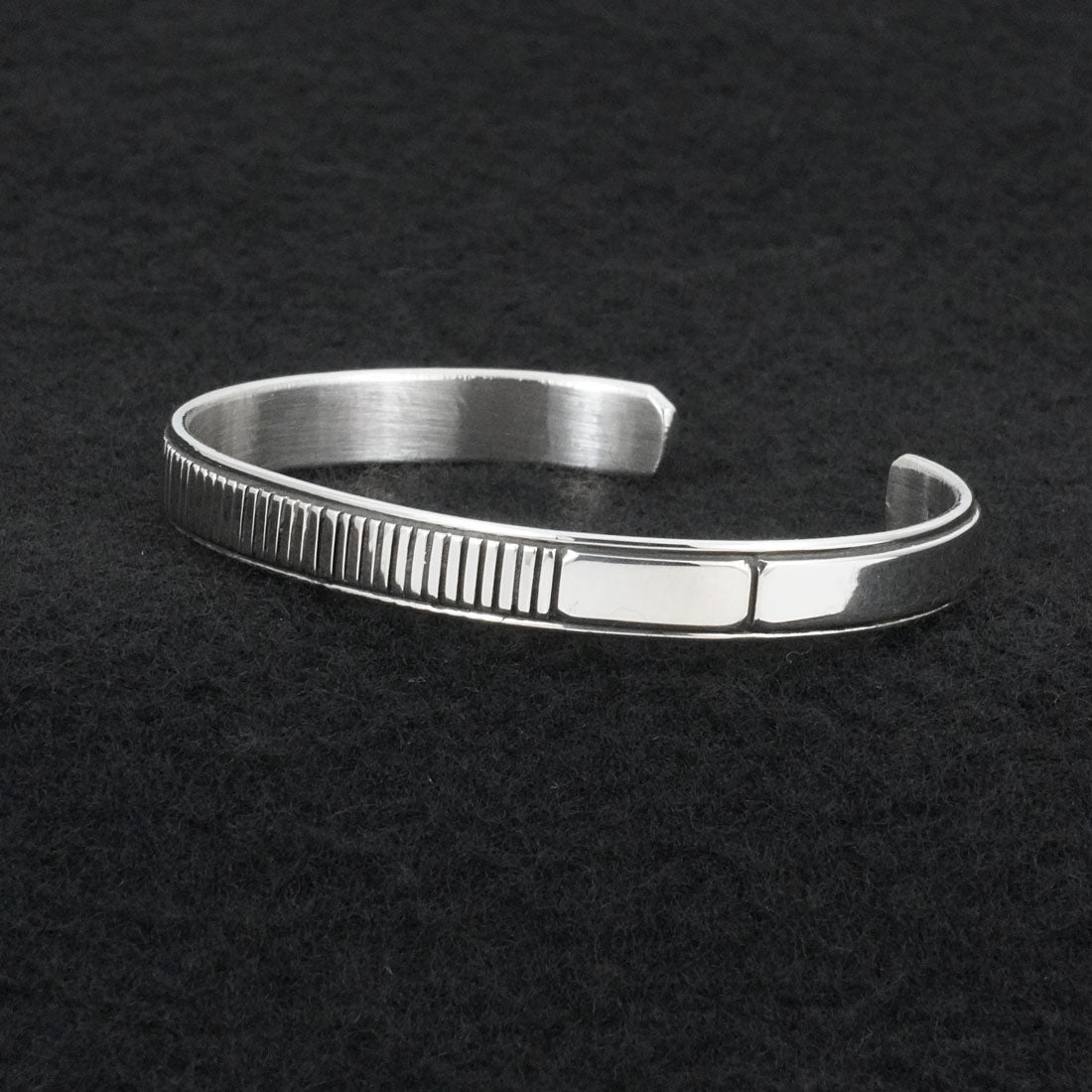 Jonathan Nez Sterling Silver Bracelet