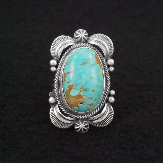 Randy Boyd Turquoise & Sterling Silver Ring Size 7