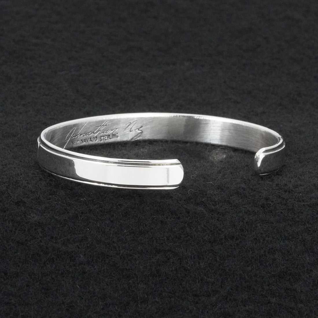 Jonathan Nez Sterling Silver Bracelet