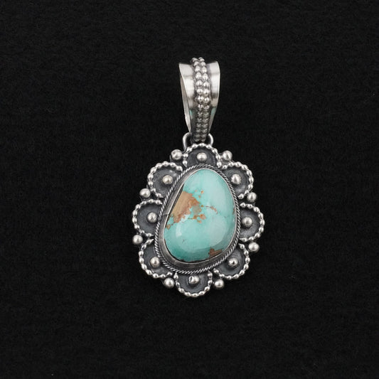 Darrin Livingston Turquoise & Sterling Silver Pendant