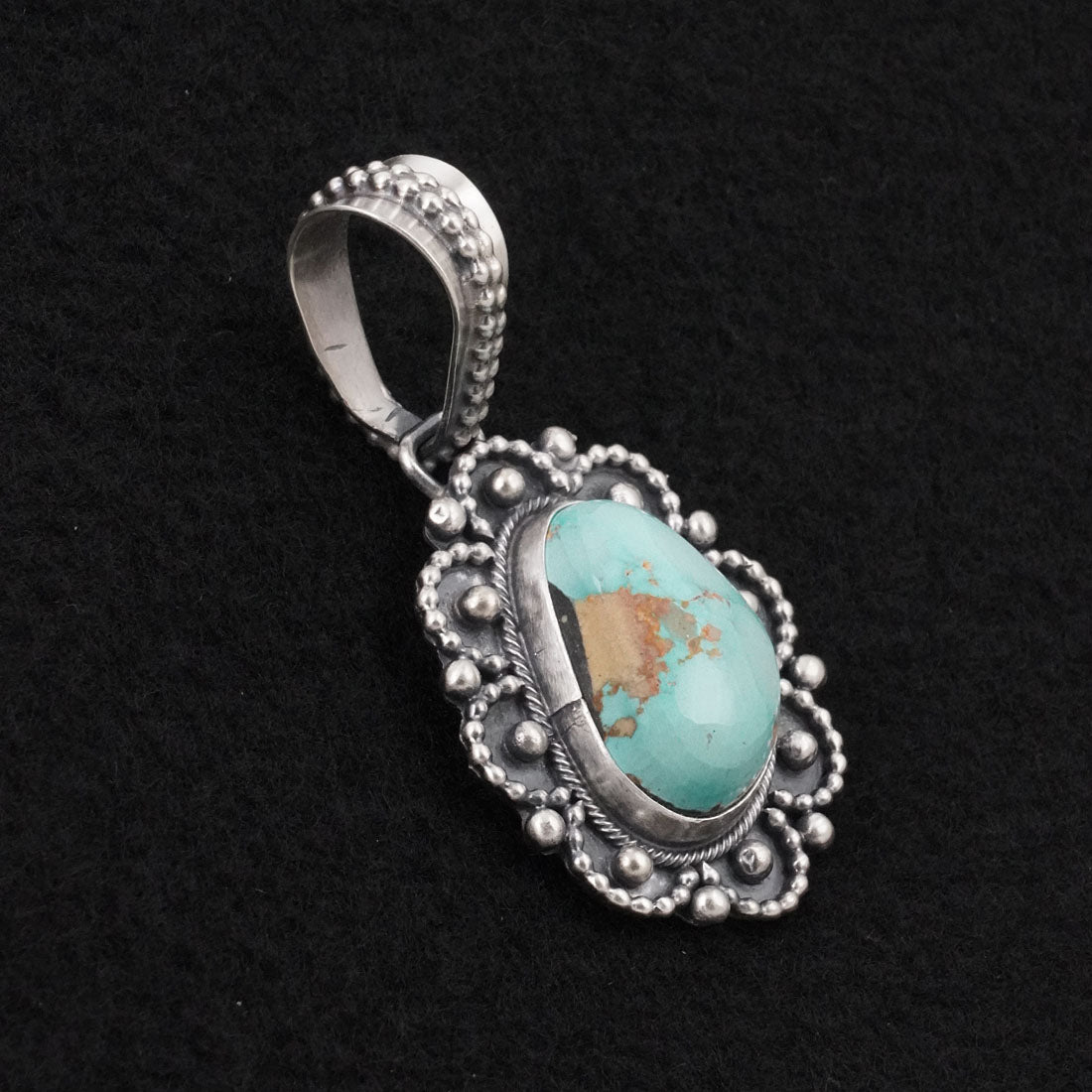 Darrin Livingston Turquoise & Sterling Silver Pendant
